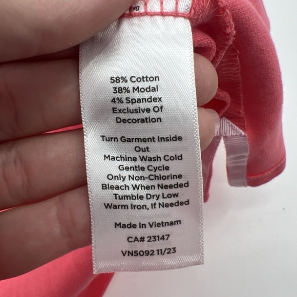 Talbots Petite XLP Top UPF 50 Tank Sleeveless Polo Golf Resort Flamingo MSRP $74 - Picture 9 of 12